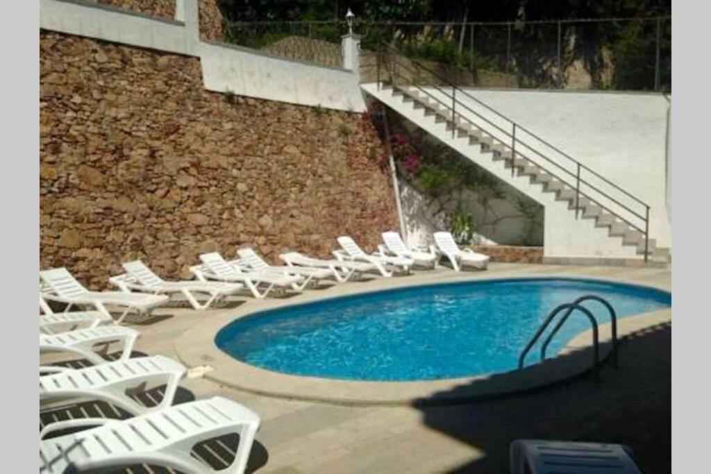 Apartamento Con Piscina En El Centro De Blanes Exteriör bild